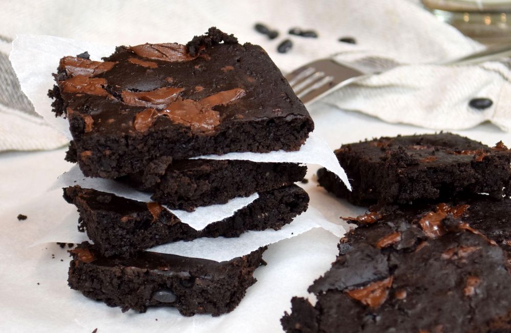 Dokonalé brownies z černých fazolí recept